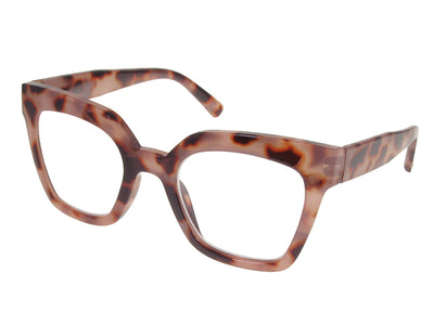 Reading Glasses 'Jaye' Pink Tortoiseshell