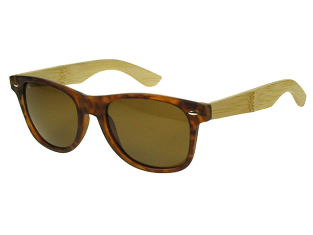 Sunglasses Polarised 'Ash' Tortoiseshell/Bamboo