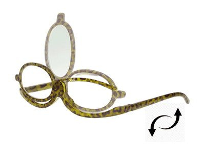 Make-Up Glasses Brown Leopard