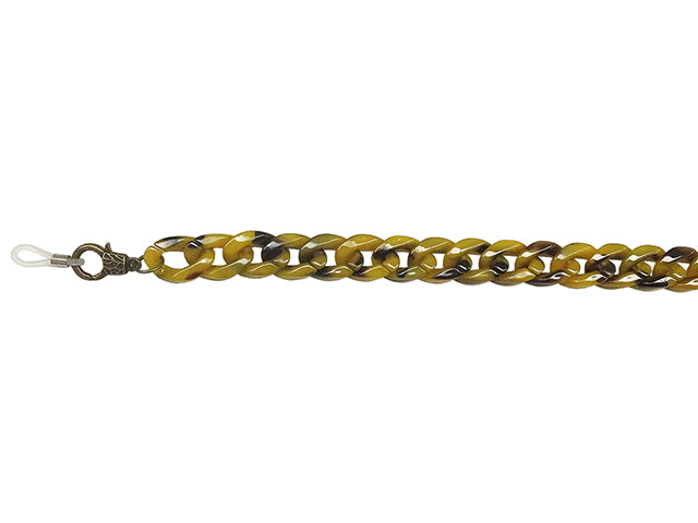 Glasses Chain 'Flat Chunky' Mustard