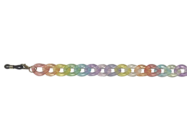 Glasses Chain 'Flat Chunky' Pastel Dream