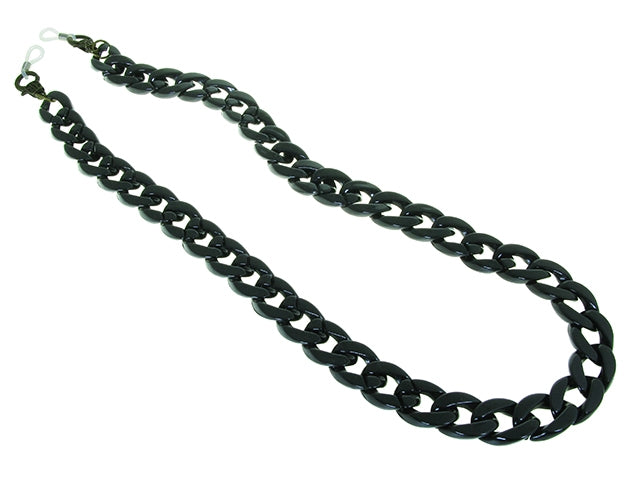 Flat Chunky Chain Black