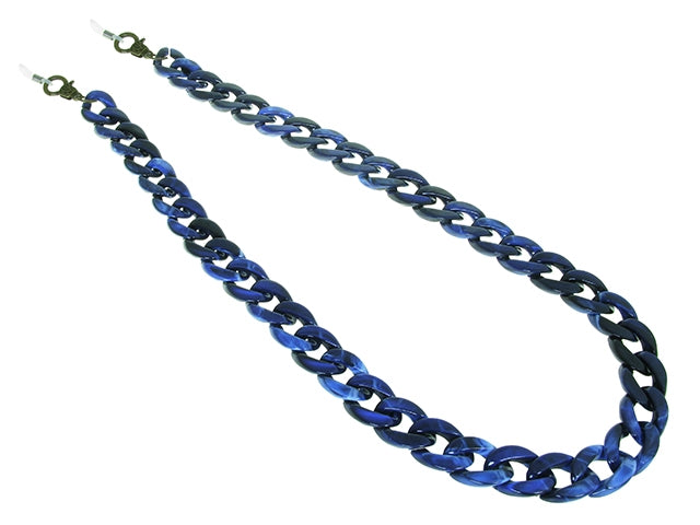 Flat Chunky Chain Blue Marble