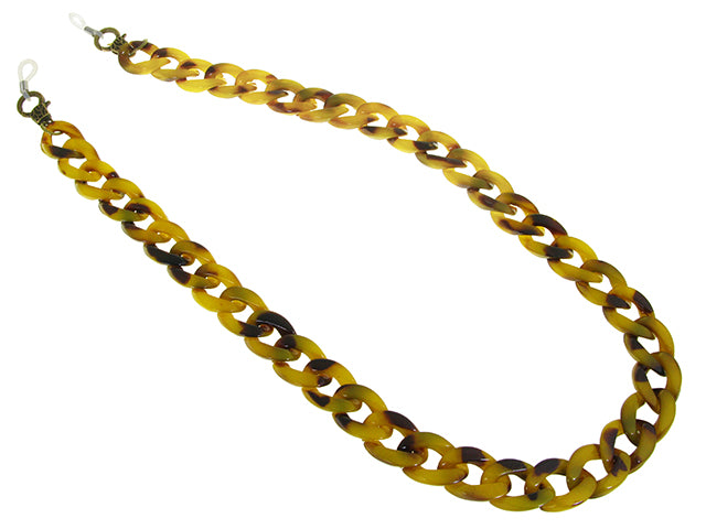 Glasses Chain 'Flat Chunky' Mustard