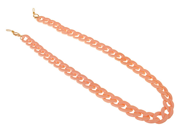 Glasses Chain 'Flat Chunky' Powder Pink