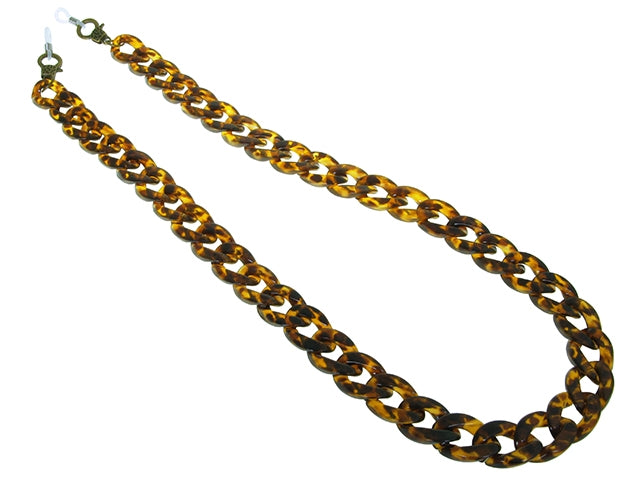 Glasses Chain 'Flat Chunky' Tortoiseshell