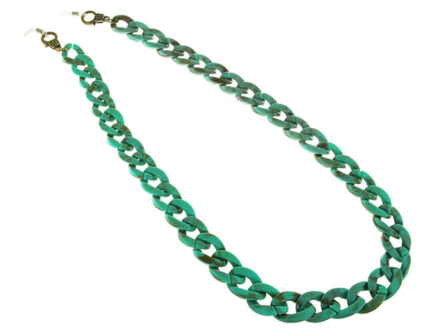 Glasses Chain 'Flat Chunky' Turquoise