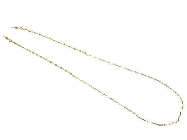 Glasses Chain 'Gold Ball Pearl'