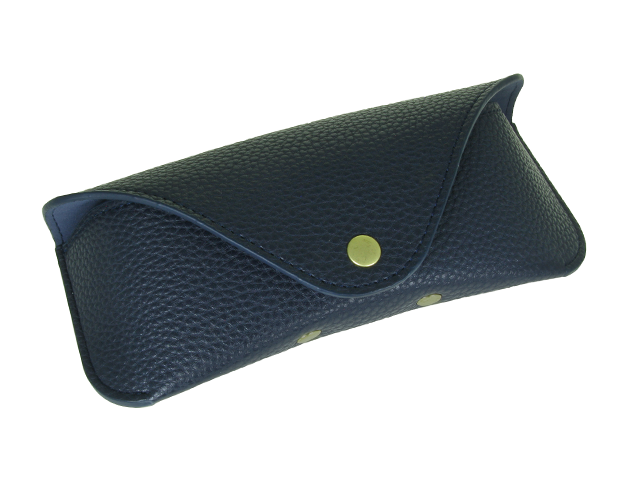 Glasses Case 'Eco-Leather' Navy Blue